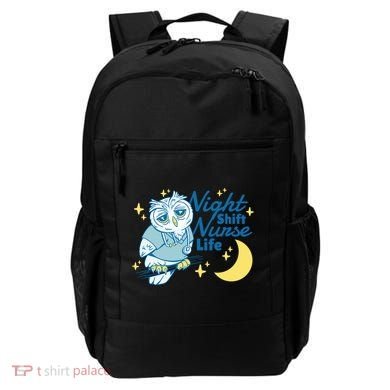 Night Shift Nurse Life Owl Backpack