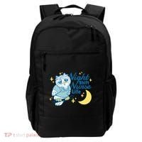 Night Shift Nurse Life Owl Backpack thumb 0