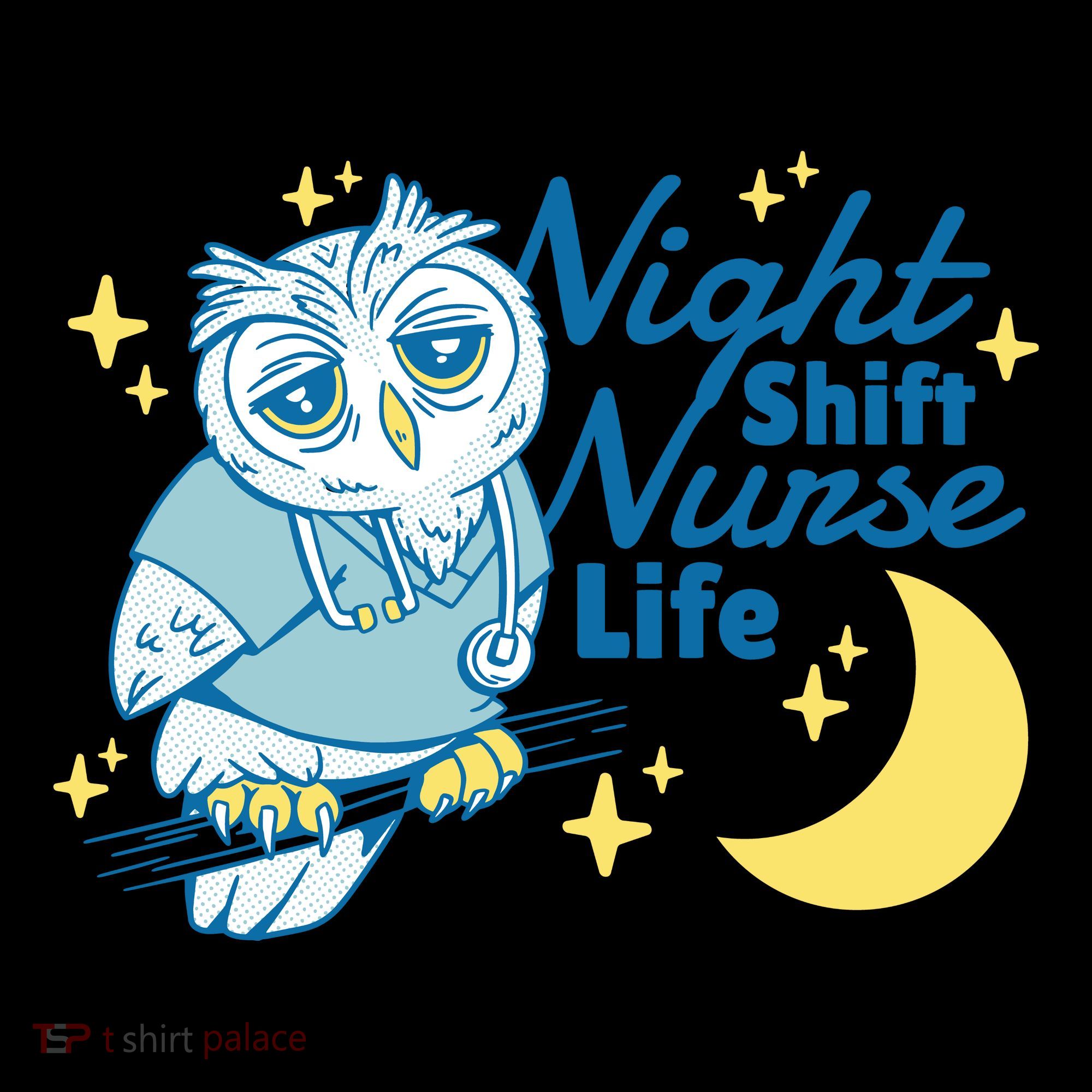 Night Shift Nurse Life Owl Toddler Hoodie