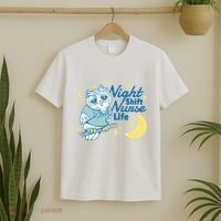 Night Shift Nurse Life Owl T-Shirt thumb 2