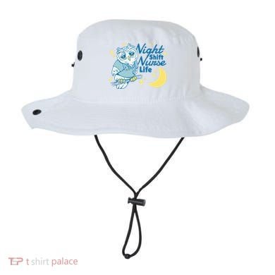 Night Shift Nurse Life Owl Bucket Hat