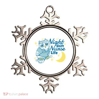 Night Shift Nurse Life Owl Ornament