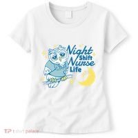 Night Shift Nurse Life Owl Women's T-Shirt thumb 0