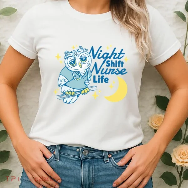 Night Shift Nurse Life Owl Women's T-Shirt