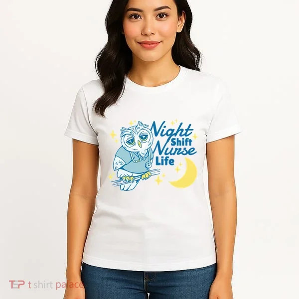 Night Shift Nurse Life Owl Women's T-Shirt