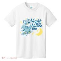 Night Shift Nurse Life Owl Kids T-Shirt thumb 0