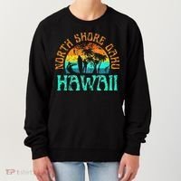 North Shore Oahu Hawaii Surf Beach Surfer Waves Women's Sweatshirt thumb 0