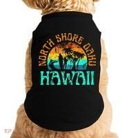North Shore Oahu Hawaii Surf Beach Surfer Waves Doggie Tank thumb 0