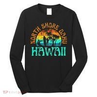 North Shore Oahu Hawaii Surf Beach Surfer Waves Long Sleeve Shirt thumb 0