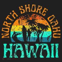 North Shore Oahu Hawaii Surf Beach Surfer Waves Beanie thumb 2