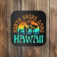 North Shore Oahu Hawaii Surf Beach Surfer Waves Coaster thumb 0