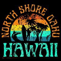 North Shore Oahu Hawaii Surf Beach Surfer Waves Mousepad thumb 1