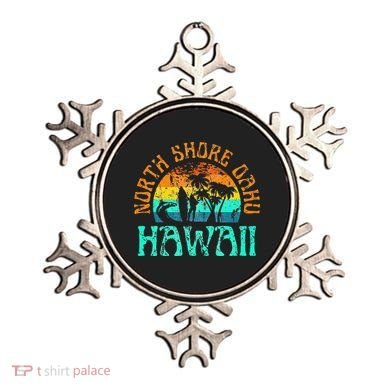 North Shore Oahu Hawaii Surf Beach Surfer Waves Ornament