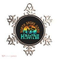 North Shore Oahu Hawaii Surf Beach Surfer Waves Ornament thumb 0