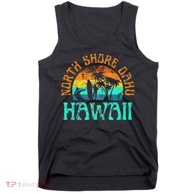 North Shore Oahu Hawaii Surf Beach Surfer Waves Tank Top