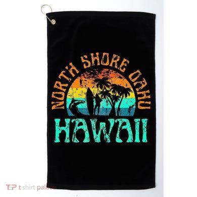 North Shore Oahu Hawaii Surf Beach Surfer Waves Golf Towel