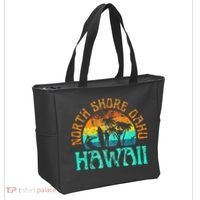 North Shore Oahu Hawaii Surf Beach Surfer Waves Tote Bag thumb 2