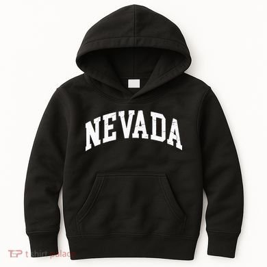 Nevada State Of Nevada Worn Design Classic Kids Hoodie