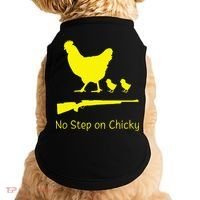 No Step On Chicky Libertarian Rifle Gadsden Flag Chicken Gun Doggie Tank thumb 0