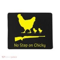 No Step On Chicky Libertarian Rifle Gadsden Flag Chicken Gun Mousepad thumb 0
