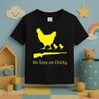 No Step On Chicky Libertarian Rifle Gadsden Flag Chicken Gun Toddler T-Shirt thumb 3