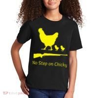 No Step On Chicky Libertarian Rifle Gadsden Flag Chicken Gun Kids T-Shirt thumb 2