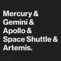 NASA Space Programs Mercury Gemini Apollo Shuttle Artemis Women's Sweatshirt thumb 2