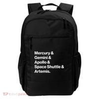 NASA Space Programs Mercury Gemini Apollo Shuttle Artemis Backpack thumb 0
