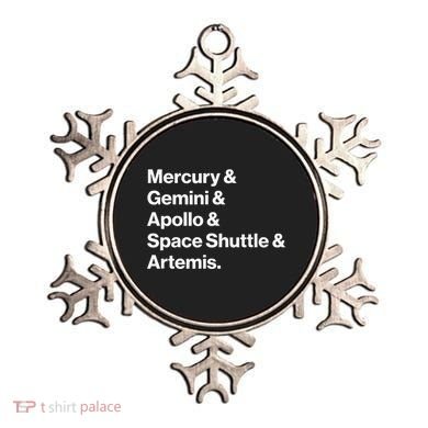 NASA Space Programs Mercury Gemini Apollo Shuttle Artemis Ornament