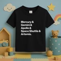 NASA Space Programs Mercury Gemini Apollo Shuttle Artemis Toddler T-Shirt thumb 3