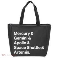 NASA Space Programs Mercury Gemini Apollo Shuttle Artemis Tote Bag thumb 0