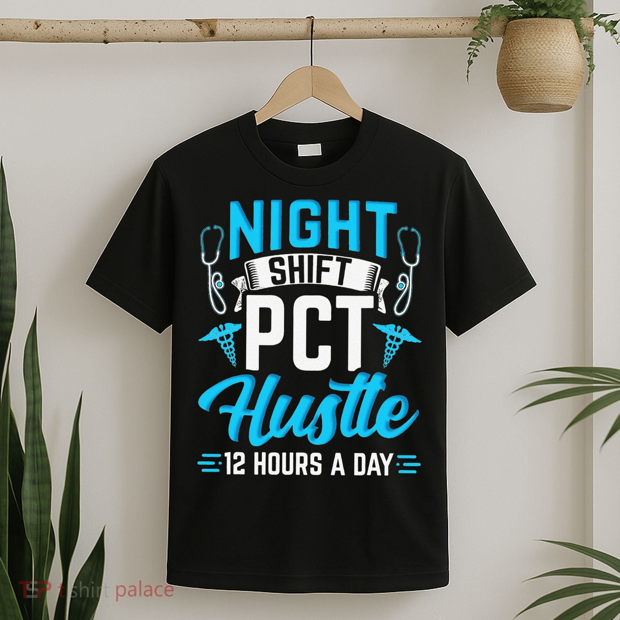 Night Shift PCT Patient Care Technician T-Shirt