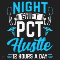 Night Shift PCT Patient Care Technician Beanie thumb 2