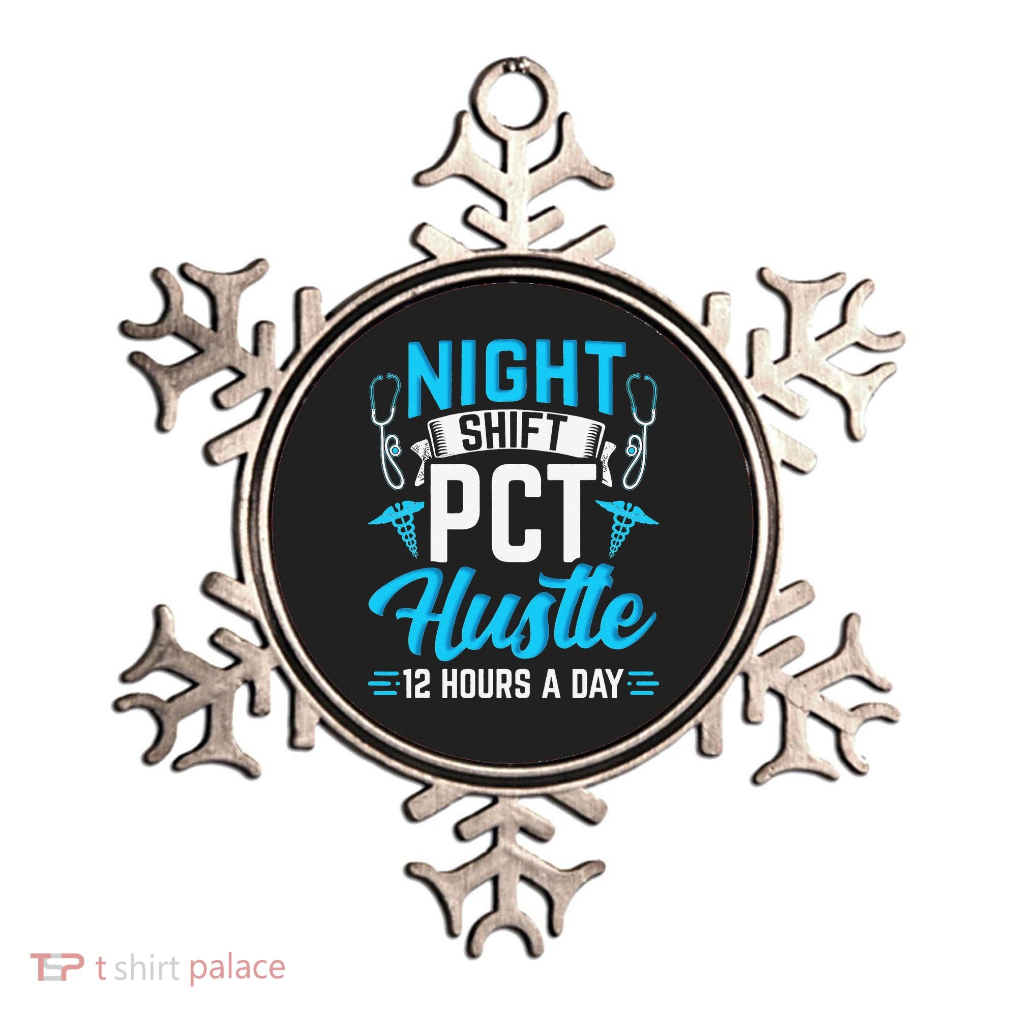 Night Shift PCT Patient Care Technician Ornament