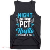 Night Shift PCT Patient Care Technician Tank Top thumb 0