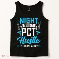 Night Shift PCT Patient Care Technician Tank Top thumb 2