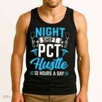Night Shift PCT Patient Care Technician Tank Top thumb 3
