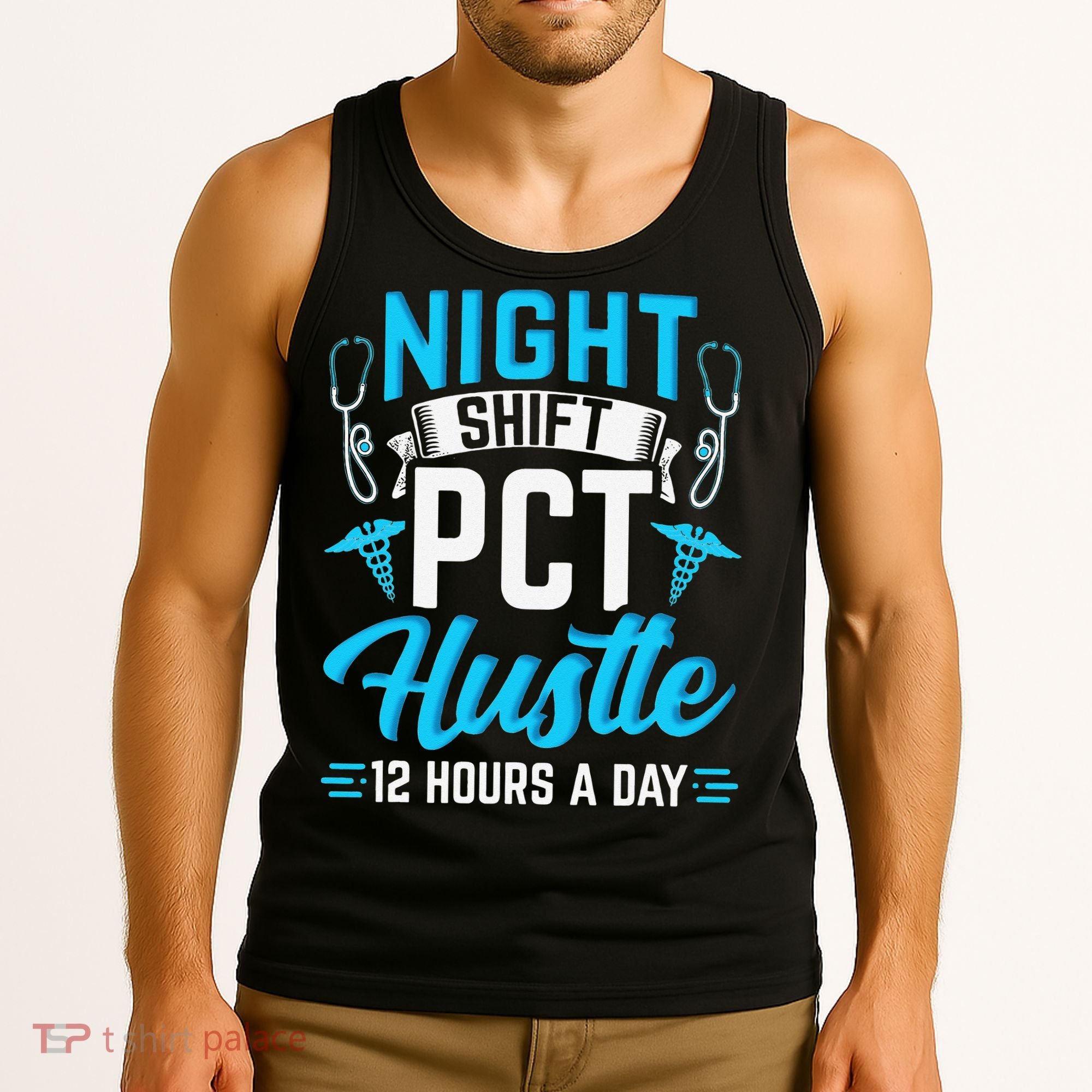 Night Shift PCT Patient Care Technician Tank Top