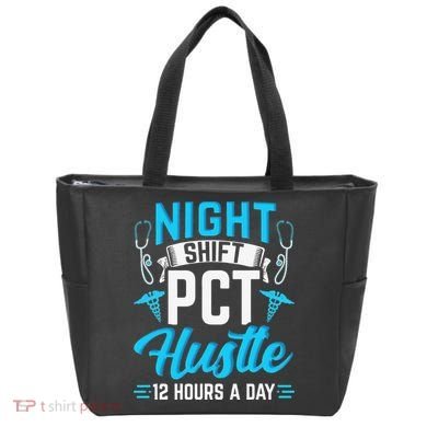Night Shift PCT Patient Care Technician Tote Bag