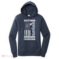 NavyMom Some People Never Meet Their Heroes I Raised Mine Women's Hoodie thumb 0