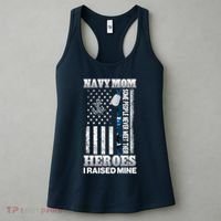 NavyMom Some People Never Meet Their Heroes I Raised Mine Women's Tank Top thumb 3