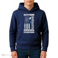 NavyMom Some People Never Meet Their Heroes I Raised Mine Kids Hoodie thumb 4
