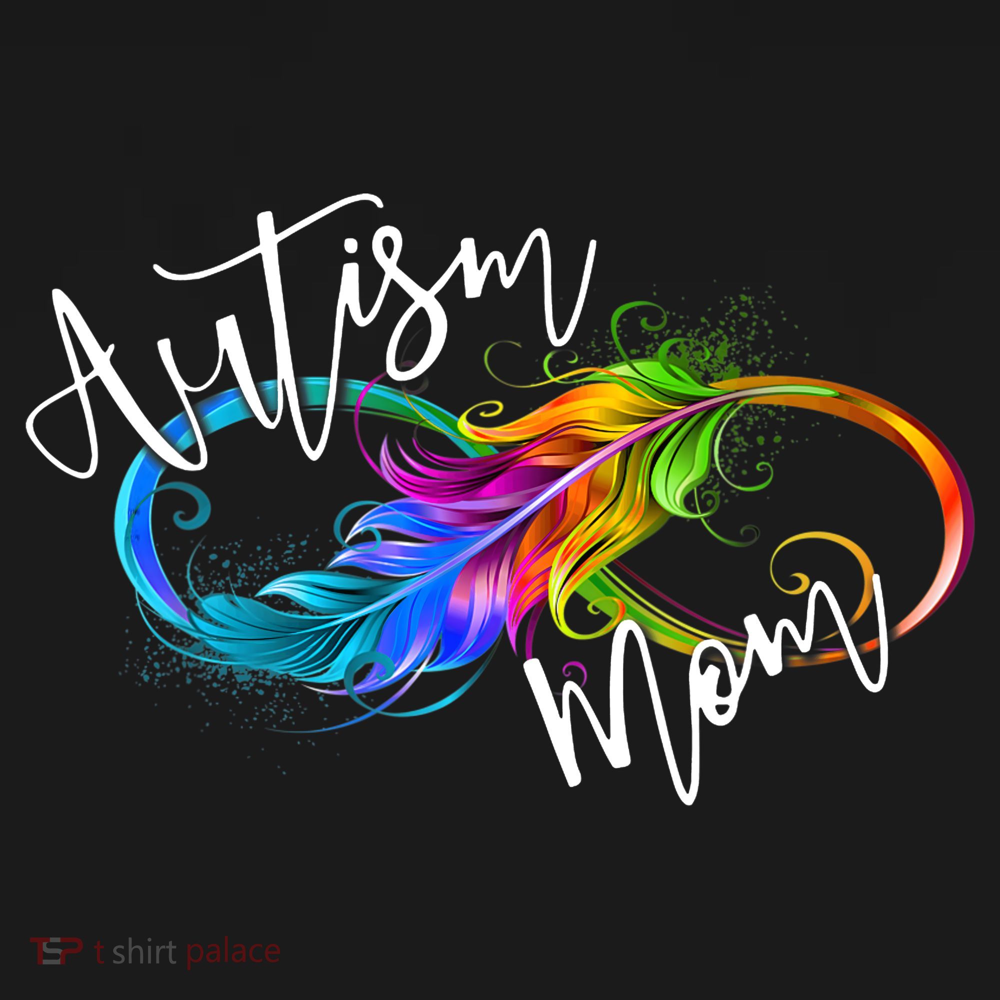Neurodiversity Symbol Rainbow Infinity Autism Mom Awareness Backpack