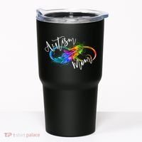 Neurodiversity Symbol Rainbow Infinity Autism Mom Awareness Tumbler thumb 0