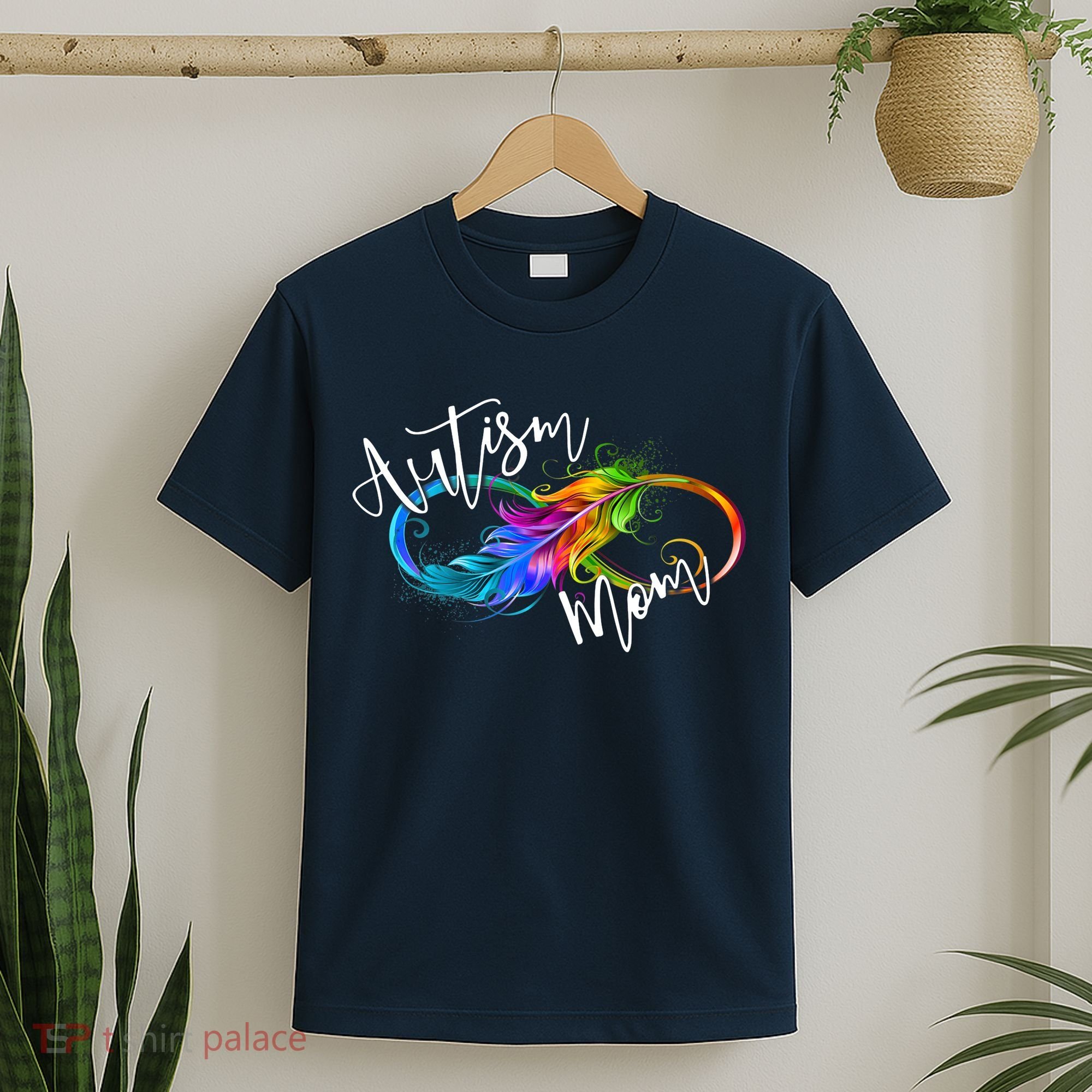 Neurodiversity Symbol Rainbow Infinity Autism Mom Awareness T-Shirt