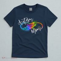 Neurodiversity Symbol Rainbow Infinity Autism Mom Awareness T-Shirt thumb 5