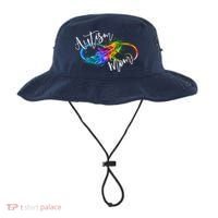 Neurodiversity Symbol Rainbow Infinity Autism Mom Awareness Bucket Hat thumb 0