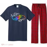 Neurodiversity Symbol Rainbow Infinity Autism Mom Awareness Pajama Set thumb 0
