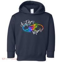 Neurodiversity Symbol Rainbow Infinity Autism Mom Awareness Toddler Hoodie thumb 0