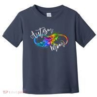 Neurodiversity Symbol Rainbow Infinity Autism Mom Awareness Toddler T-Shirt thumb 0